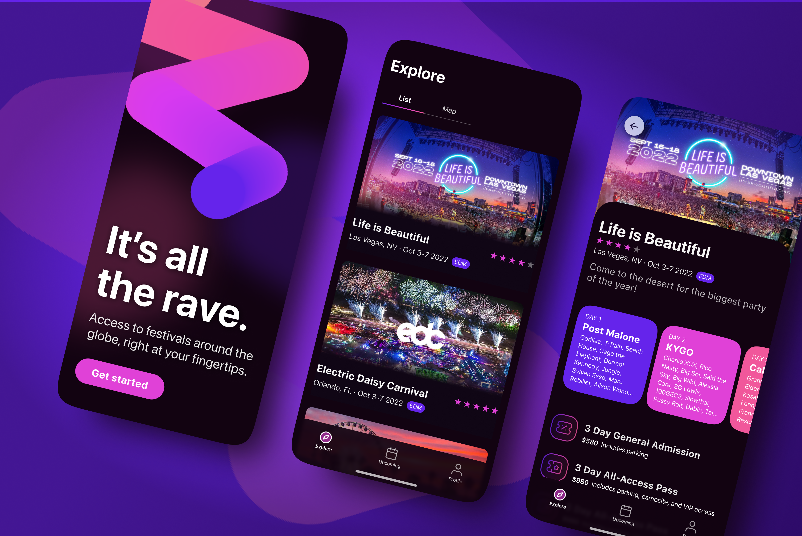 Example of Festival app