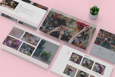 LA Mia Arte - Flower shop redesign design figma flower shop photoshop redesign ui uiux ux web web site