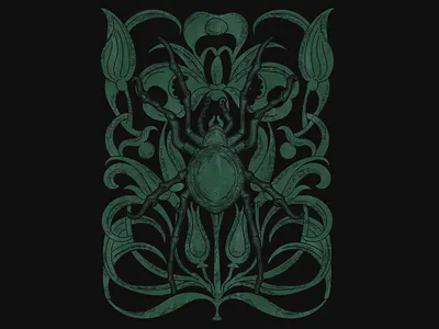 Spider Motif design digital art graphic design illustration illustrator