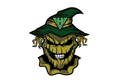 Husker Mascot Logo branding design graphic design illustration logo vector