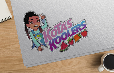 Kotas Kooler Logo mockup branding design graphic design illustration logo vector