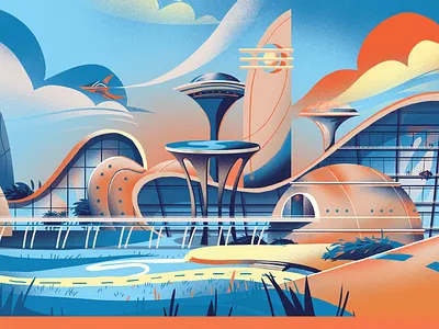 Bank Card 3 illustration science ficion sf