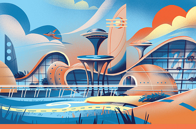 Bank Card 3 illustration science ficion sf