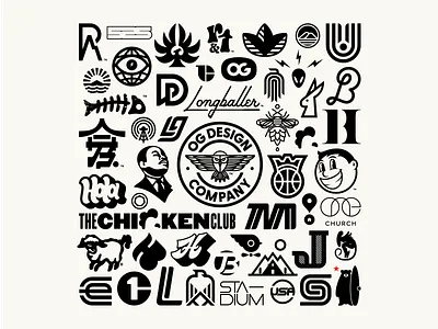 Omar Garcia Design Co. - Logofolio bird branding design fish graphic design graphic design hola illustration logo mark mexican owl san diego vector