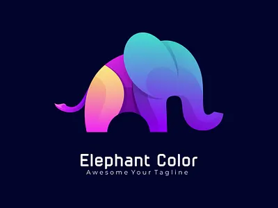 elephant colorful gradient logo template 3d branding colorful logo design design elephant colorful illustration elephant colorful logo elephant colorful logo design elephant gradient logo elephant logo design elephant logo template elephant logo vector graphic design illustration logo vector