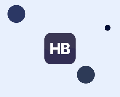 HB Brand App Icon Logo Design logo ui design