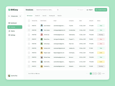 Accounting Experience accounting branding case study design finance invoice ui ux web website