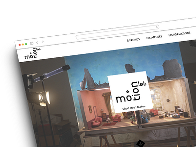 Motion Lab Studio - a website for a stop motion studio branding challenge design ui webdesign