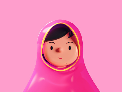 Malala Toy Face 3d character design design graphic design identity illustration motion graphics nfts portraits
