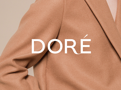 Doré Sustainable Fashion Branding brand identity branding fashion fashion branding graphic design logo logo design minimal logo sustainable brands