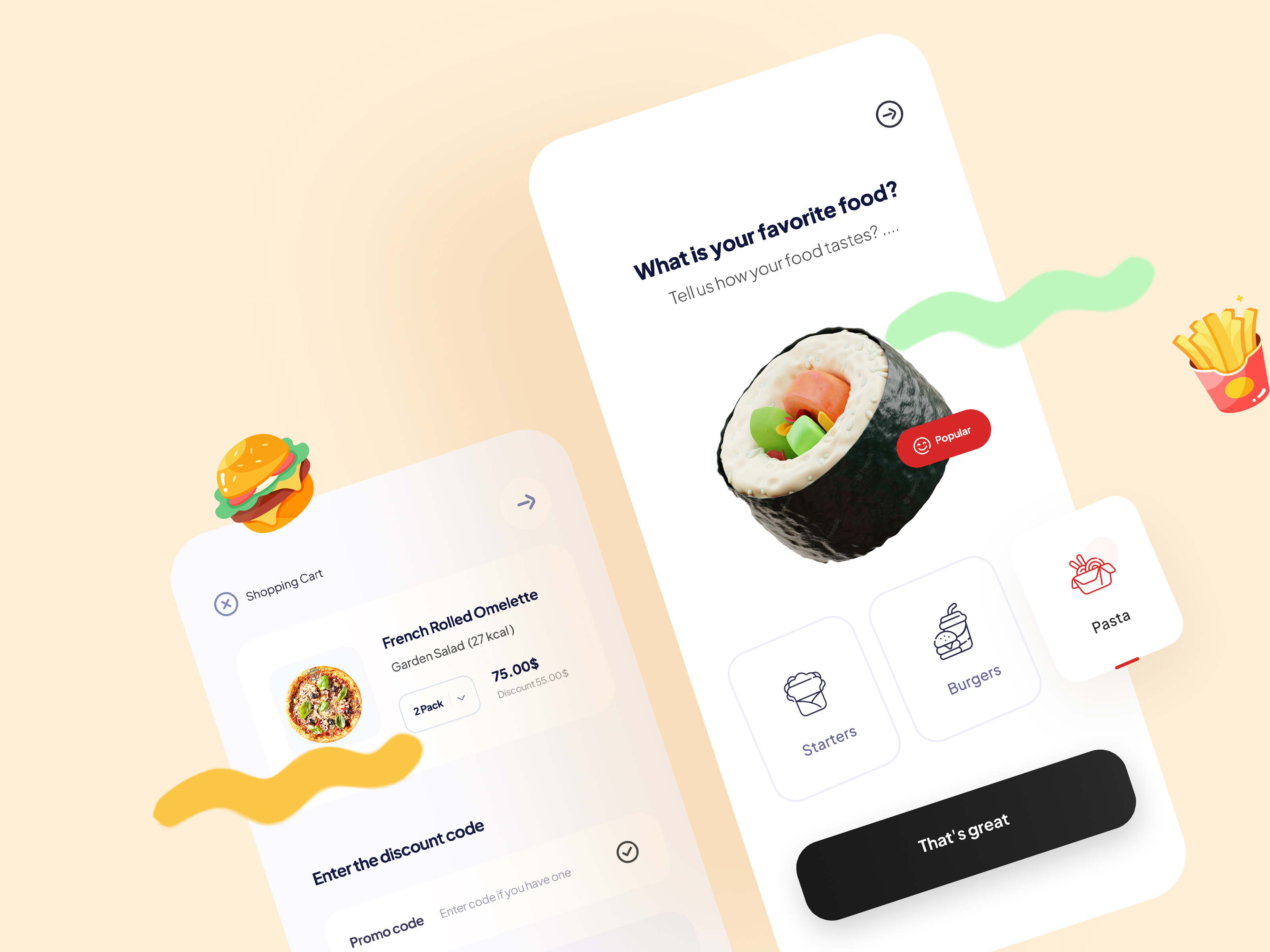 Food Delivery Mobile App burger chef cooking delivery e commerce eating fast delivery fast food food food and drink food app food delivery food delivery app food order pasta pizza restaurant restaurant app sandwich sushi