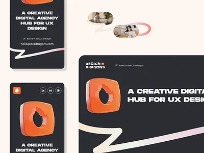 Design Dragons Studio | website design 3d azerbaijan brand branding creative design dragons studio digital graphic design illustration kerim letif logo motion graphics product ui ux design
