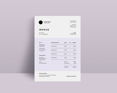 Invoice Template For Small Business canva canva invoice design invoice invoice template layout design template