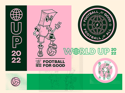 World Up 22 branding football soccer world cup
