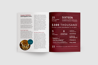 Print Infographic annual report college design collegiate infographic layout newsletter