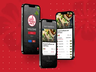 Trader Joe's App app branding color design grocery logo mobile retail ui user interface