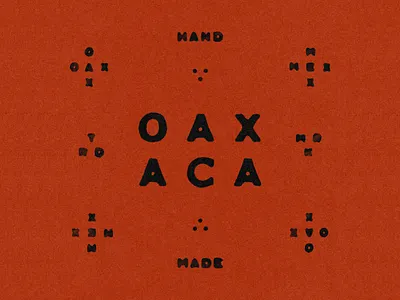 Oaxaca Typeface branding design font fonts illustration lockup logo mexican mexico mezcal new mexico southwest tequila texas type type design typeface typography workmark