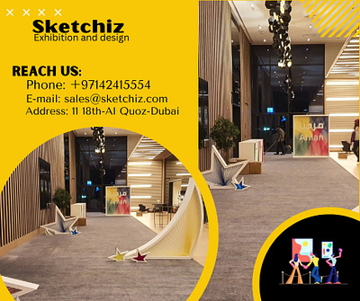 Sketchiz Design & Exhibition 3d animation branding graphic design logo motion graphics ui