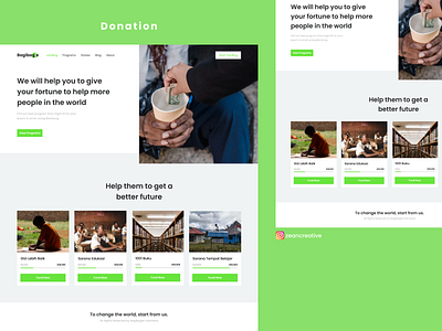 Donation donation ui ux