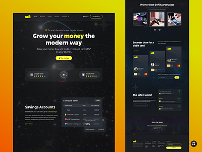 Nash- Cryptocurrency Redesign Landing Page. 3d animation app branding crypto email verification factory finance animation graphic design homepage illustration isometric logo low poly motion graphics nft rich text ui ui ux web