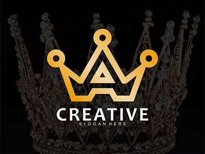 A + Crown logo branding design graphic design illustration logo motion graphics typography ui ux vector