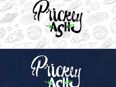 Prickly ash branding design graphic design illustration logo
