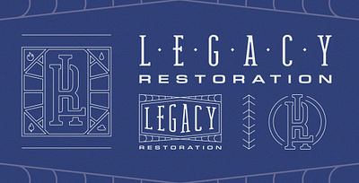 Legacy Restoration brand design branding design graphic design logo logo design typography