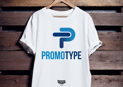 PromoType Logo (on T-Shirt) branding graphic design logo marketing promo promotion promotype pt t shirt tp tshirt type vector