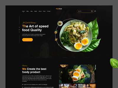 Elite - Food Restaurant Free Figma Template 🥗 cafe coffee shop design echotemplate fastfood design food food delivery food delivery landing page food delivery service free template restaurant restaurant landing page ui uiux