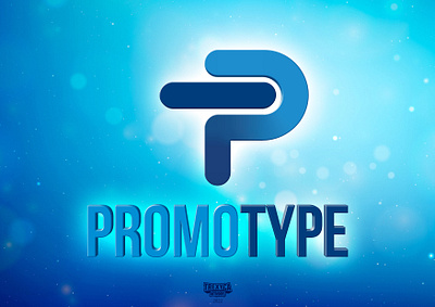 PromoType Logo branding design graphic graphic design graphicdesign logo marketing promo promotion promotype pt tp type vector