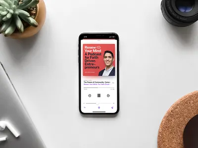 The Renew Your Mind Podcast brand identity brand strategy coaching entrepreneur mindset podcast renew your mind spiritual direction type