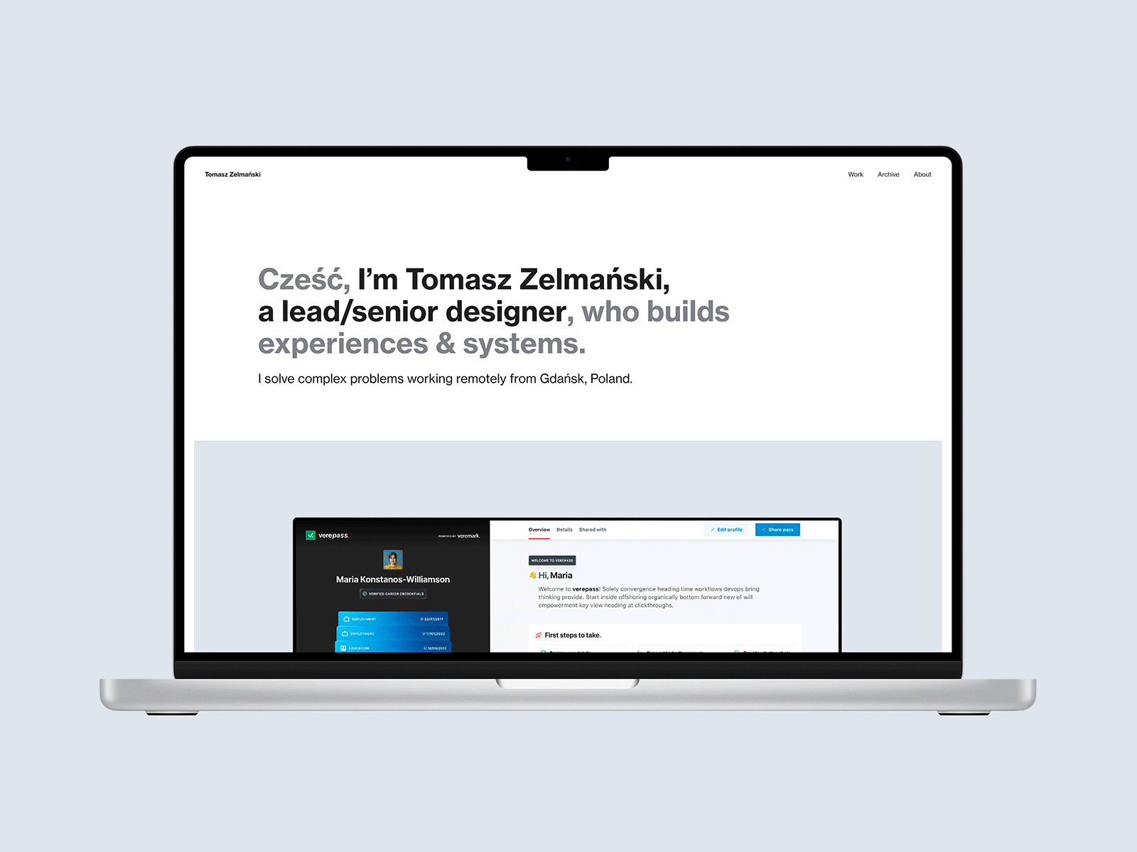 P - Portfolio casestudy figma poland portfolio ui web wip