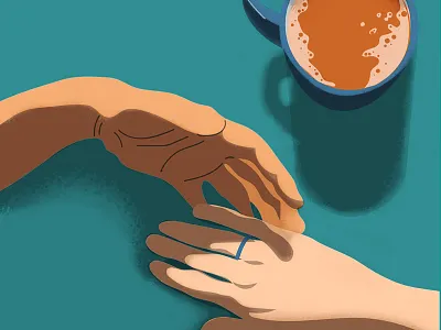 Ownership couple digital illustration graphic art graphic design graphic illustration illustration love romance teal