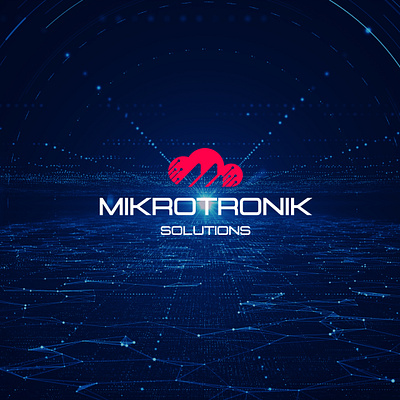 MIKROTRONIK SOLUTION branding cloudlogo embedded firmware graphic design information technology logo it logo design tech logo