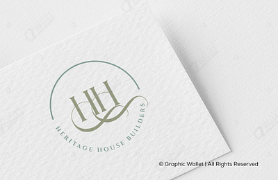 Heritage House Builders #3 branding design graphic design graphicwallet illustration logo typography ui ux vector