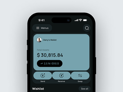 Crypto wallet - Mobile app app bitcoin btc cart coin crypto cryptocurrency digital eth ethereum finance market mobile mobileapps polygon token ui ux wallet
