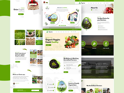 Agrinia: farm store | E-commerce Website | E-commerce Web Design agriculture ecommerce ecommercewebsite gardening organic farming products web design web development website woocomerce