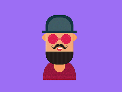 Flat Design Character - Face illustrations flat character illustrations