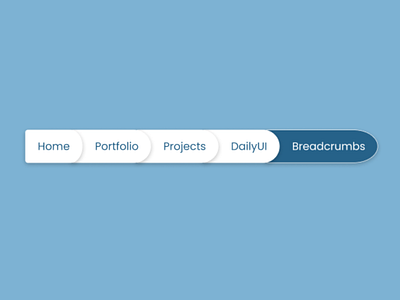 Breadcrumbs design ui ux