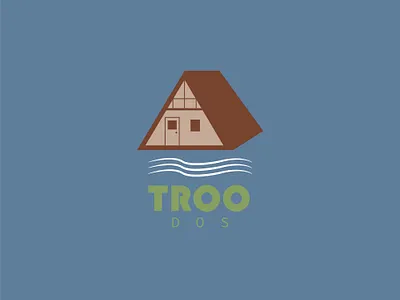 Logo for TROODOS branding design graphic design illustration logo vector
