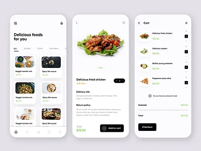 Food delivery app 3d app app design branding delivery app dribbble food app inspiration mobile ui