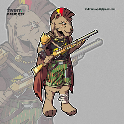 Cartoon Mascot Character cartoon illustration cartoon mascot character digital illustration vector