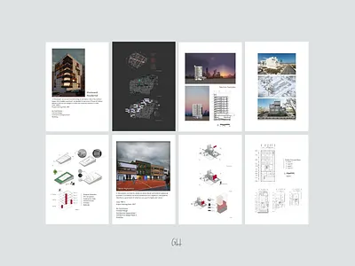 Architecture Portfolio archiecture portfolio architecture booklet booklet composition composition design graphic design minimal portfolio presentation