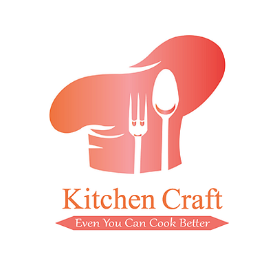 Kitchen Craft logo 3d logo design icon logo design logo design text logo design