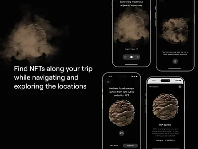 Discover Spain - NFTs app app design find interaction mobile nft treasure ui ux