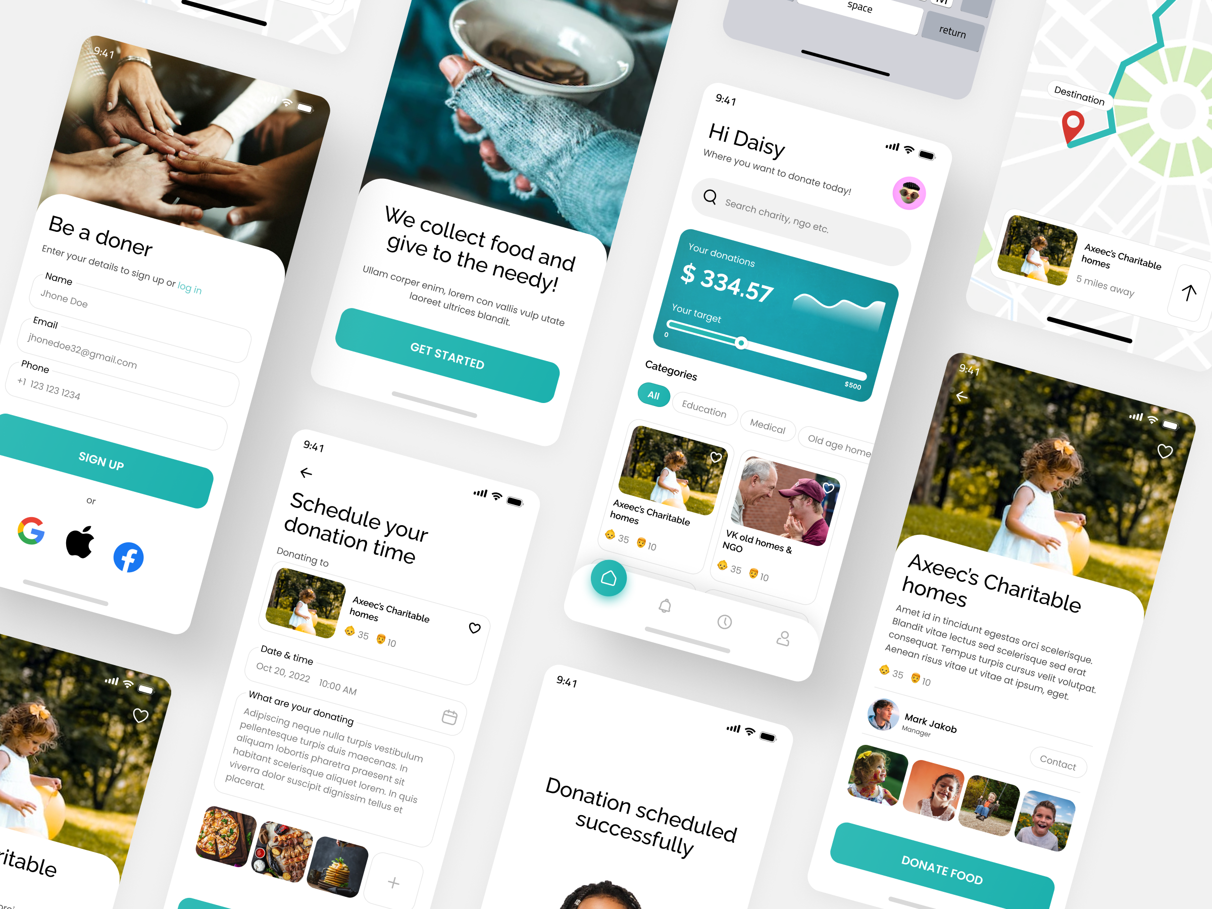 Example of Creative Modern Mobile App UI/UX Design