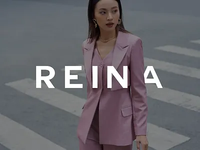 REINA brand design brand identity brandguide branding design illustration logo typogaphy ui vector