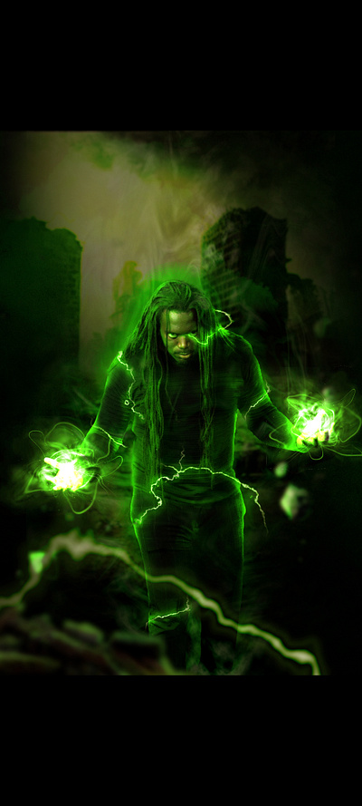 BLACK BROLY graphicdesign