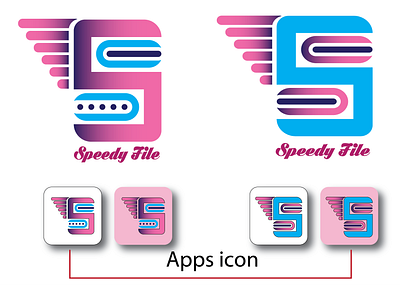 S shape Logo branding graphic design logo