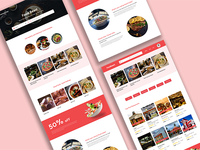 Restaurant Website Design | Website Development - Concept cafe design food landing page onlineorder restaurant ui web design website